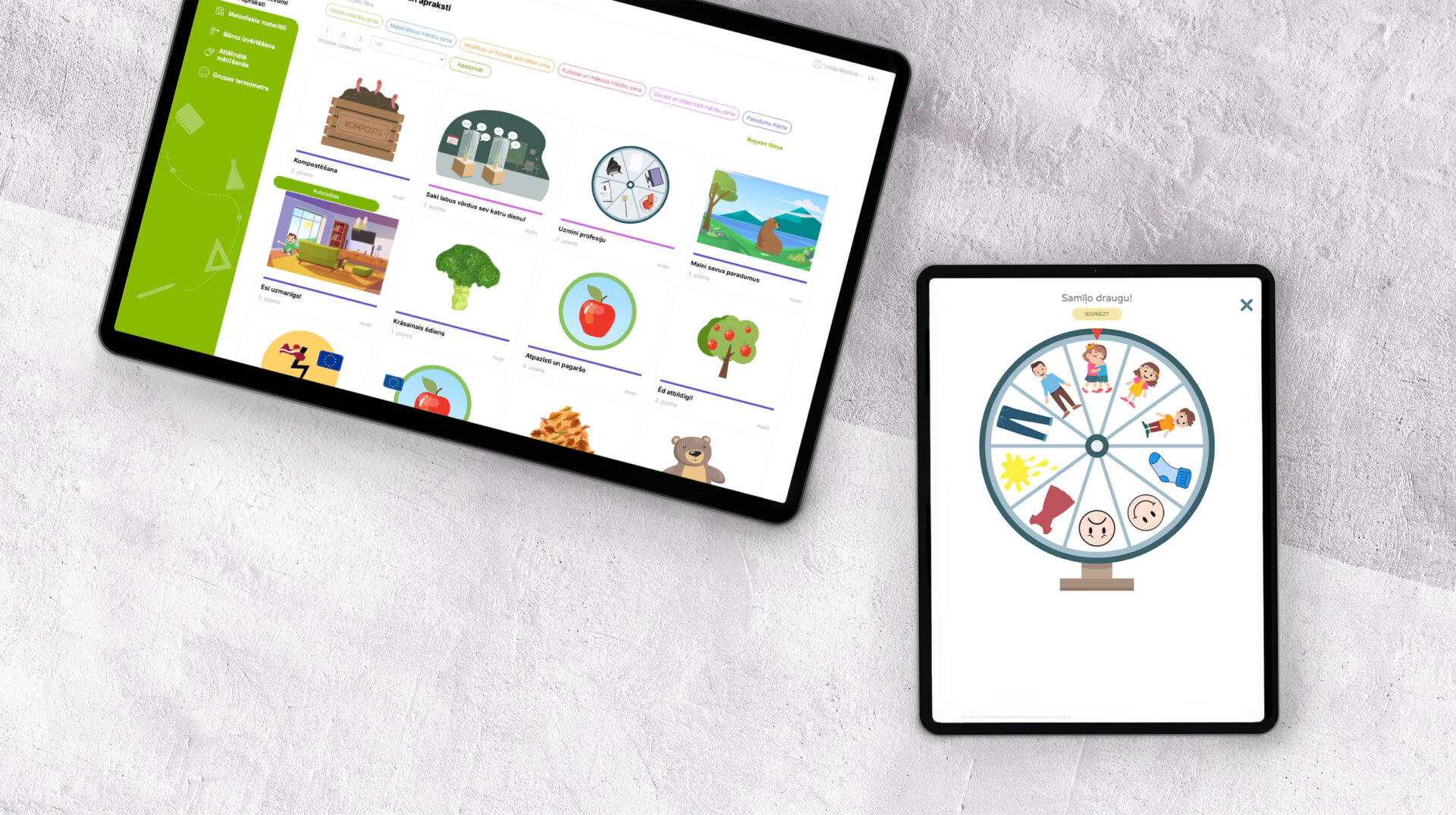 digitāli mācibu materiāli happykids